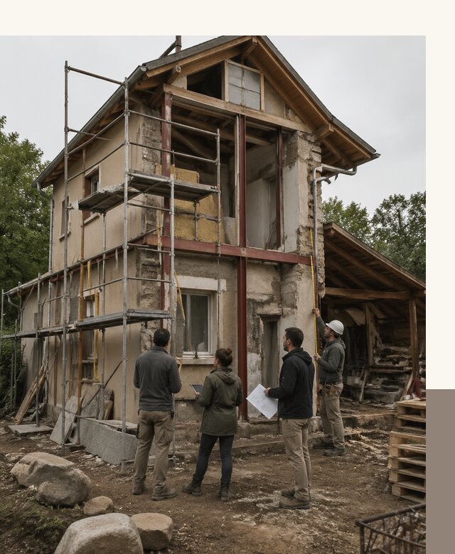 Реконструкция загородного дома под ключ в Новокуйбышевске от бюро