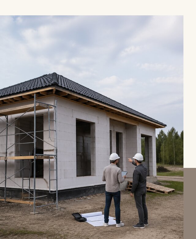 Проектирование одноэтажных домов из газобетона в Новокуйбышевске
